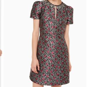 NWOT Kate Spade floral park jacquard dress